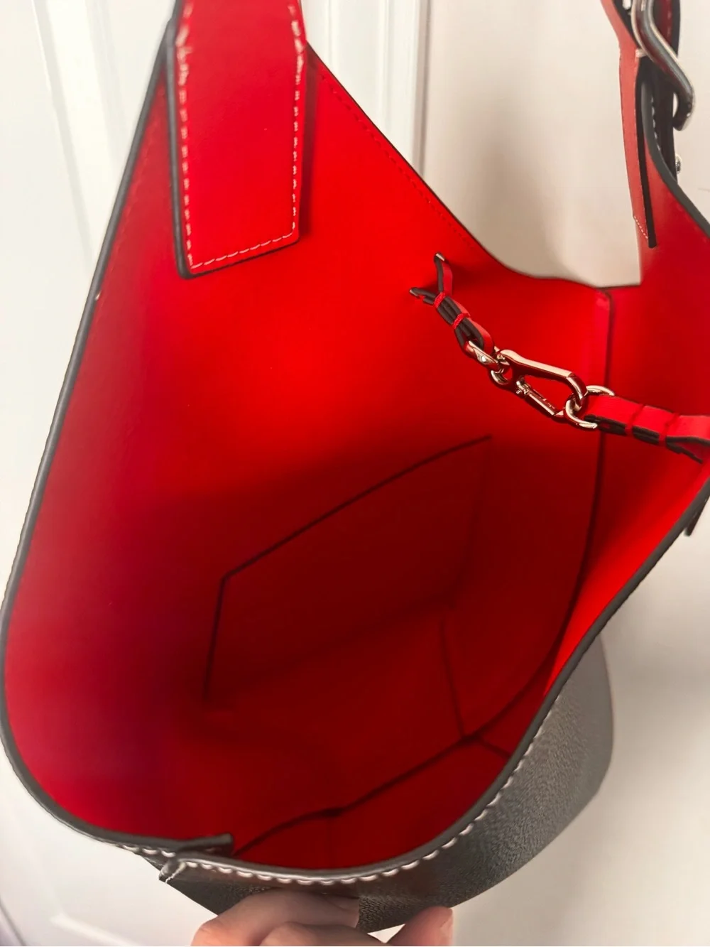 Black and Red Tote Bag - Women